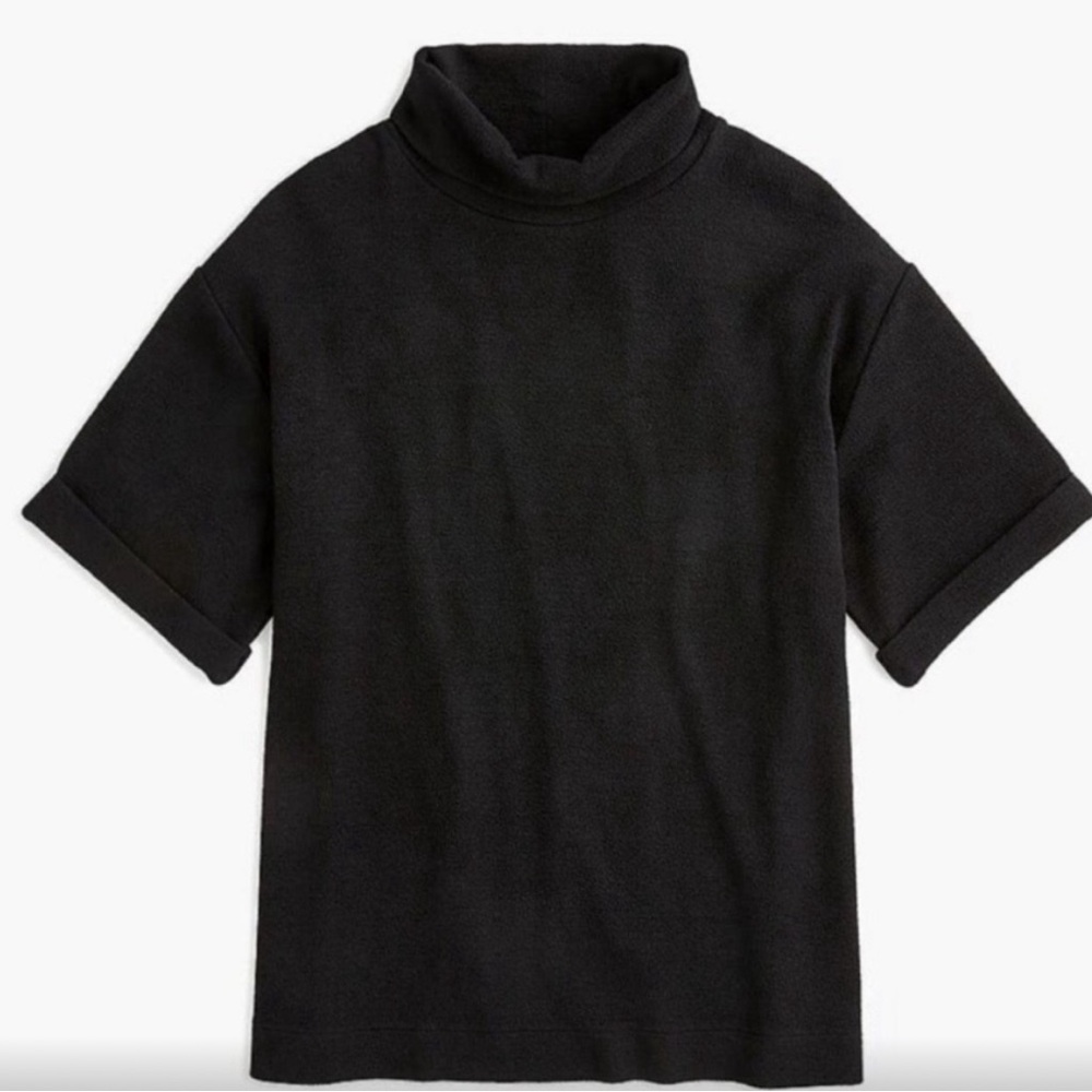 Hatch x J. Crew Maternity double knit mock neck blouse size 1, S/M